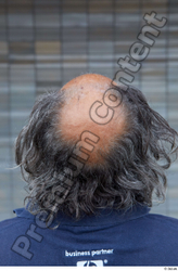 Head Hair Man White Casual Chubby Bald Street photo references